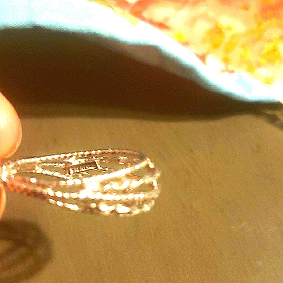 Sold Rare Style STERLING SILVER TWISTED ROPE FILIGREE HOOP EARRINGS - Picture 8 of 9